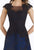 Gia Franco - 12013 Two Tone Embroidered Bateau A-line Dress Special Occasion Dress