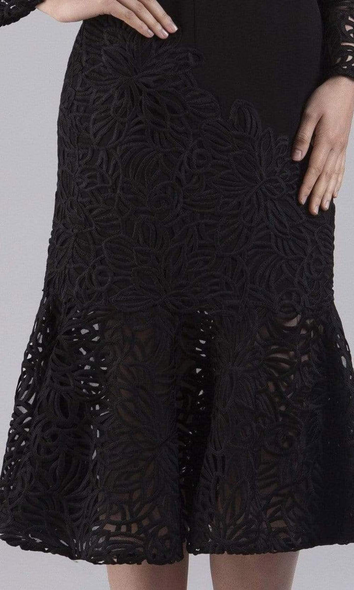 Picture of Gia Franco - 12054 Jewel Neck Mermaid Tea Length Dress – Couture Candy