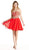 Gilded Sweetheart A-line Homecoming Dress Homecoming Dresses XXS / Red-Gold