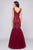 Glow by Colors - G290-1 V-neck Beaded Lace Mermaid Gown Special Occasion Dress