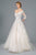 GLS by Gloria - GL1803 Embroidered Off-Shoulder A-line Gown Wedding Dresses XS / Ivory/Cream