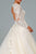 GLS by Gloria - GL1804 Embroidered Plunging V-neck A-line Gown Wedding Dresses