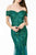 GLS by Gloria - GL1823 Glitter Mesh Cutout Back Mermaid Gown Evening Dresses