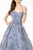 GLS by Gloria - GL1834 Feather Embellished Strapless Ballgown Ball Gowns