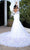 GLS by Gloria - GL1934 Plunging V Neck Mermaid Dress Wedding Dresses