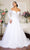 GLS by Gloria - GL1937 Embroidered Long Sleeves A-Line Dress Wedding Dresses