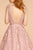 GLS by Gloria - GL2529 Plunging V-Neck Trailing Blossom Gown Wedding Dresses