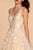 GLS by Gloria - GL2529 Plunging V-Neck Trailing Blossom Gown Special Occasion Dress