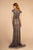 GLS by Gloria - GL2533 Jeweled Cap Sleeves Sheath Evening Gown Special Occasion Dress