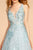 GLS by Gloria - GL2564 Floral Embroidered Illusion A-Line Gown Special Occasion Dress
