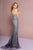 GLS by Gloria - GL2700 Embellished Plunging V-neck Trumpet Dress Special Occasion Dress