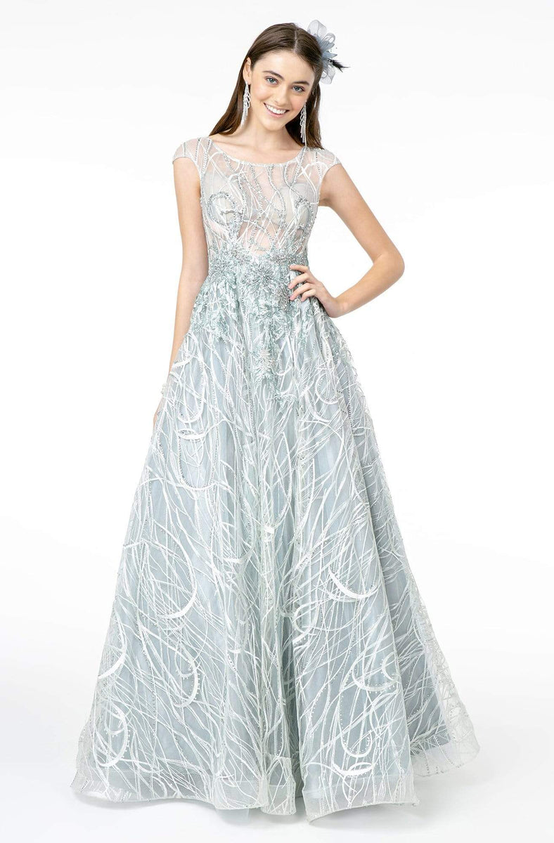 GLS by Gloria GL3445: Enchanting Illusion Evening Gown for Formal Occasions main image 0