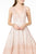GLS by Gloria - GL2908 Deep V-Neck Glitter Tulle A-Line Dress Prom Dresses