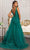 GLS by Gloria GL3011 - V-Neck Overskirt Prom Gown Special Occasion Dress