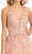 GLS by Gloria GL3012 - Sleeveless Deep V-neckline Evening Gown Bridal Dresses