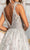 GLS by Gloria GL3048 - Sleeveless Feather A-line Dress Prom Dresses
