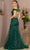 GLS by Gloria GL3130 - Feathered Glitter Prom Dress Special Occasion Dress