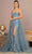 GLS by Gloria GL3156 - Strapless Sweetheart Neck Evening Gown Special Occasion Dress XS / Smoky Blue