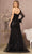 GLS by Gloria GL3160 - Feathered One Sleeve Evening Dress Special Occasion Dress