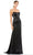 Ieena Duggal - 12428 Rhinestone Satin Gown Evening Dresses
