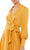 Ieena Duggal - 12514I Long Sleeve Wrap Satin Dress Cocktail Dresses