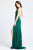 Ieena Duggal - 25572I Dangling Fringed Halter Sheath Gown Prom Dresses