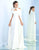 Ieena Duggal 25647I Beaded Choker Caped Cutaway Sheath Gown - 1 pc White in Size 4 Available CCSALE 4 / White