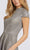 Ieena Duggal - 26151 Tea Length Metallic Glitter A-Line Dress Cocktail Dresses