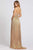 Ieena Duggal - 26275I Sweetheart Bodice High Slit Shirred Gown Prom Dresses