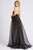 Ieena Duggal - 26292I Plunging Sequined Bodice Illusion A-Line Gown Prom Dresses