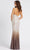 Ieena Duggal - 26407 Ombre Sequin Dress Evening Dresses