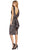 Ieena Duggal - 26438 High Bateau Neck Plunge Cowl Back Sequin Dress Cocktail Dresses