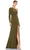 Ieena Duggal - 26505 One-Shoulder Fitted Long Dress Evening Dresses