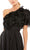 Ieena Duggal - 26527 Ruffle Tiered Bodice High Slit Dress Evening Dresses