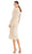 Ieena Duggal - 26555I Knee Length Long Sleeve Sequin Dress Cocktail Dresses