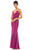 Ieena Duggal 26579 - Sleeveless Charmeuse Prom Gown Prom Dresses 0 / Mulberry