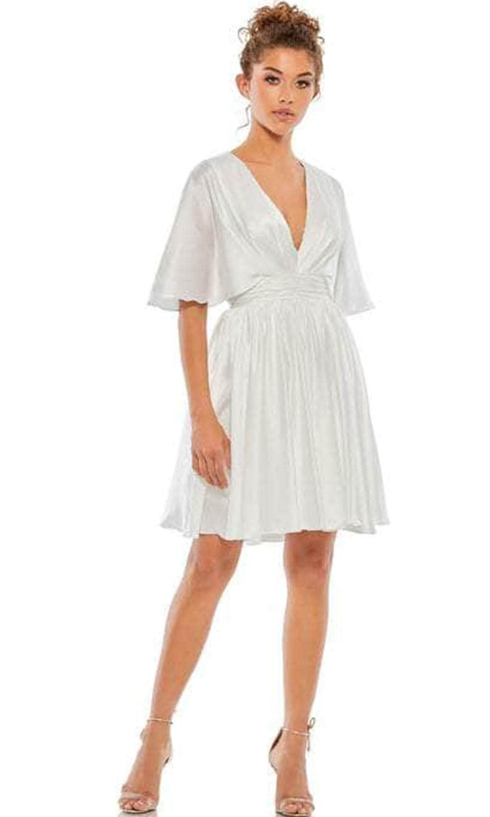 kimono cocktail dress Theia Kimono Satin Cocktail Dress