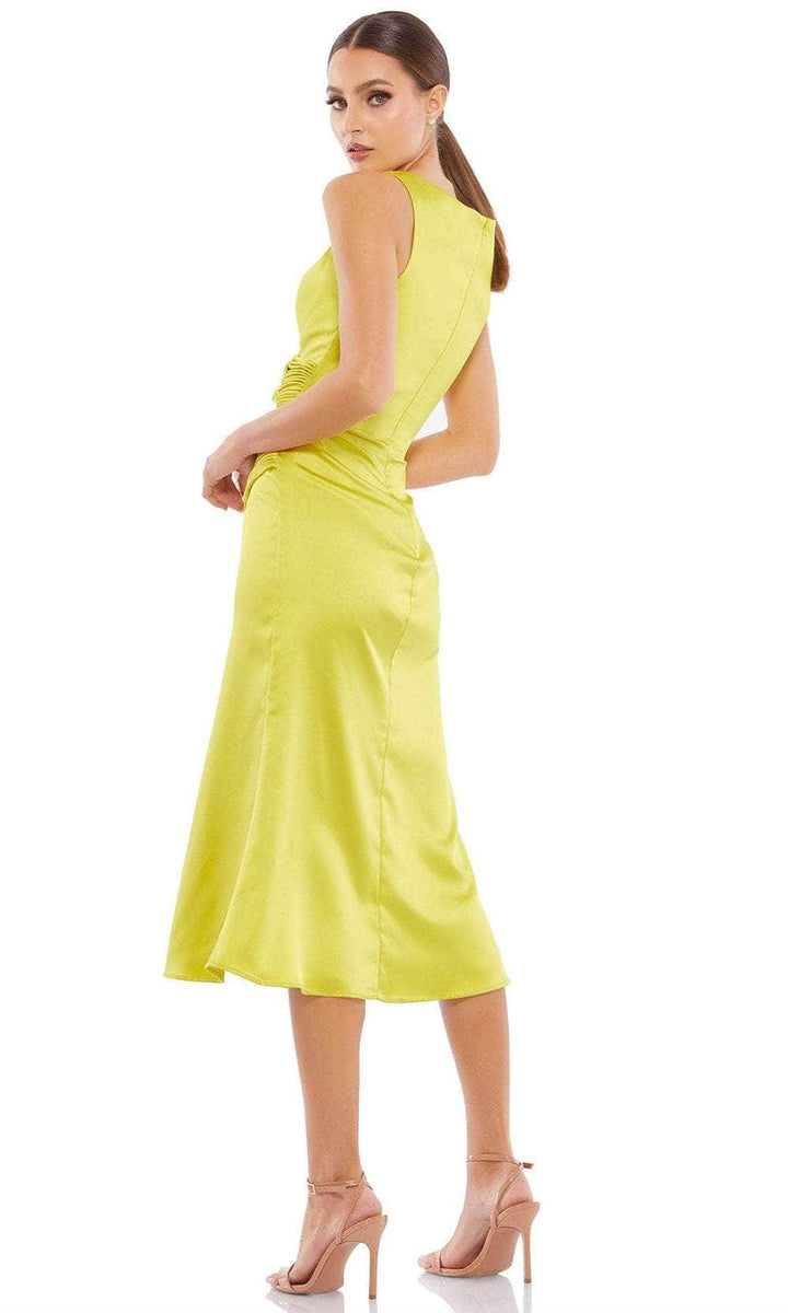 Ieena Duggal 26625 - Sleeveless Surplice Bodice Tea-Length Dress ...