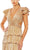 Ieena Duggal 26740 - Ruffled Sleeve Tiered Dress Evening Dresses