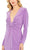 Ieena Duggal 27041 - Plunging Neckline Long Sleeve Cocktail Dress Cocktail Dresses