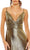 Ieena Duggal 27057 - Sleeveless Metallic Cocktail Dress Cocktail Dresses