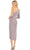 Ieena Duggal 42019 - Single Quarter Sleeve Sequined Dress Cocktail Dresses
