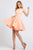 Ieena Duggal - 48928I Sleeveless Jewel Neck A-Line Dress Special Occasion Dress 0 / Dreamsicle