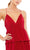 Ieena Duggal - 49083 Spaghetti Strap Tiered Long Dress Prom Dresses