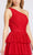 Ieena Duggal - 49102 One Shoulder Long Tiered Dress Prom Dresses