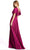 Ieena Duggal - 49184 V Neck Pleated A-Line Dress Special Occasion Dress