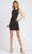 Ieena Duggal - 49280 Beaded Jewel Neck Sheath Dress Cocktail Dresses 0 / Black
