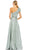 Ieena Duggal 49523 - One-Sleeve Ruffled Detail Prom Dress Prom Dresses
