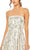 Ieena Duggal 49619 - Floral Strapless Long Dress Evening Dresses