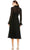 Ieena Duggal 49627 - High Neck Long Sleeve Knee-Length Dress Holiday Dresses